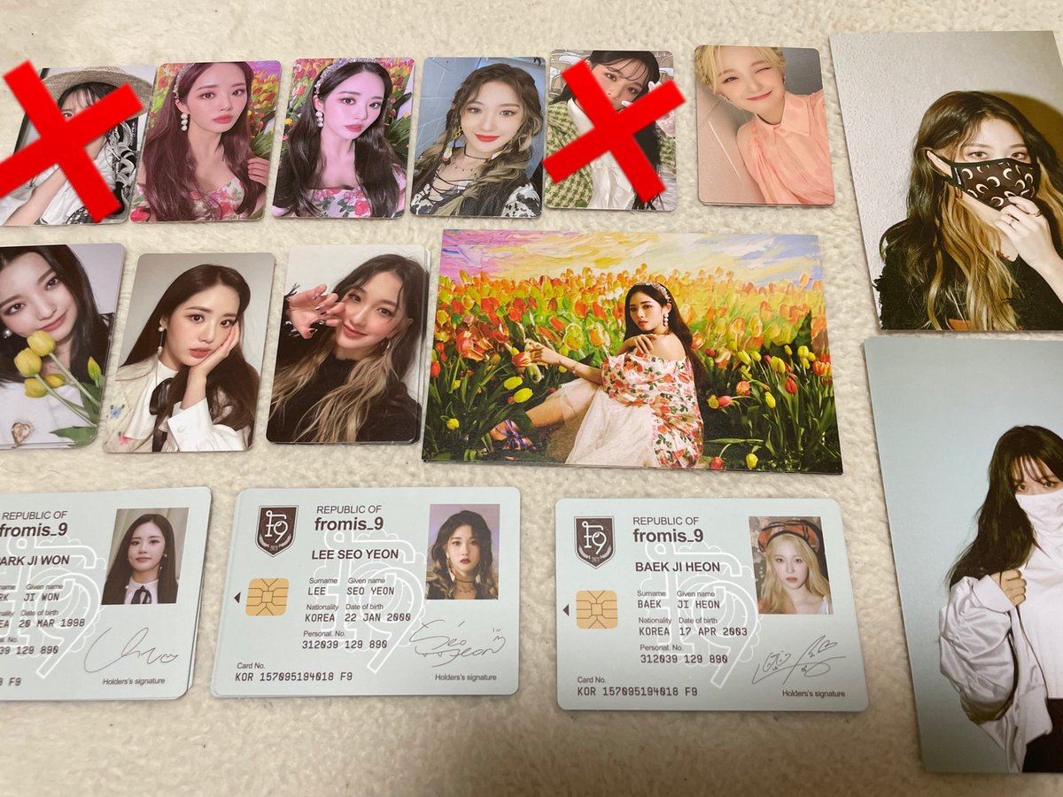 flover_saegyung's tweet photo. fromis_9 交換

譲)写真1枚目

求)セロム　ナギョン　の♡マーク以外優先
　その他相談いただければ検討します。

郵送希望です📮
お気軽にお声掛けください！
#fromis_9 #9wayticket ＃交換
#トレカ　#ポストカード https://t.co/oFcxkhKV2F