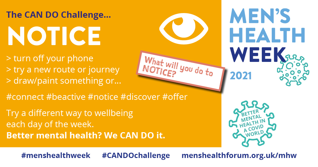 Day 3 of #CANDOchallenge is ‘Notice’.

Take notice of the world around you by turning off your phone for an hour or visit a local nature spot.

Check out lrwt.org.uk for nature reserves across Leicestershire!

🌳🐦🦆🐞

#menshealthweek @LPTnhs @LPTHWB @LeicsWildlife