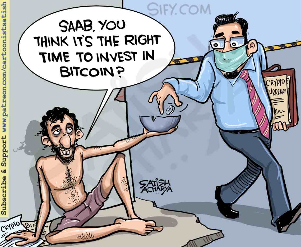 Craze for Cryptocurrency! #cryptocurrency @sifydotcom cartoon.