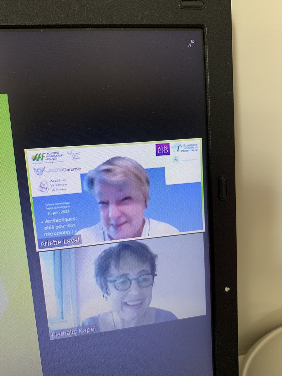 Intervention d’Arlette Laval <a href="/AcademieAgri/">Académie Agriculture</a> lors de la séance "#ANTIBIOTIQUES : pitié pour nos #MICROBIOTES !" de ce jour avec SEPT ACADEMIES : <a href="/AcademieAgri/">Académie Agriculture</a> #Médecine #Vétérinaire <a href="/AcadSciences/">Académie des sciences</a> <a href="/AcadPharm/">Academie Nationale de Pharmacie</a> #Chirurgie #Dentaire 👏🏻👏🏻👏🏻👏🏻