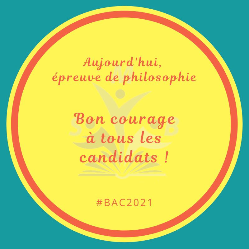 SteMarieBcps's tweet photo. Aujourd'hui, c'est l'épreuve de philosophie du baccalauréat 2021 pour tous les élèves de terminale. Bon courage à tous les candidats.

#SMB #BAC2021 #philo #philosophie #boncourage #motivation #reussite #parcoursup https://t.co/ZddRipIZIw