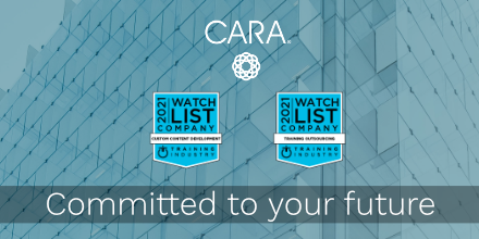 caragroup's tweet photo. The CARA Group has again been recognized by @TrainingIndustr and included in their 2021 Training Outsourcing and 2021 Custom Content Development Watch Lists. Read our full announcement. https://t.co/GJTlORIKEC
#thecaragroup #changelearngrow #TrainingandDevelopment https://t.co/VUfFABroWD