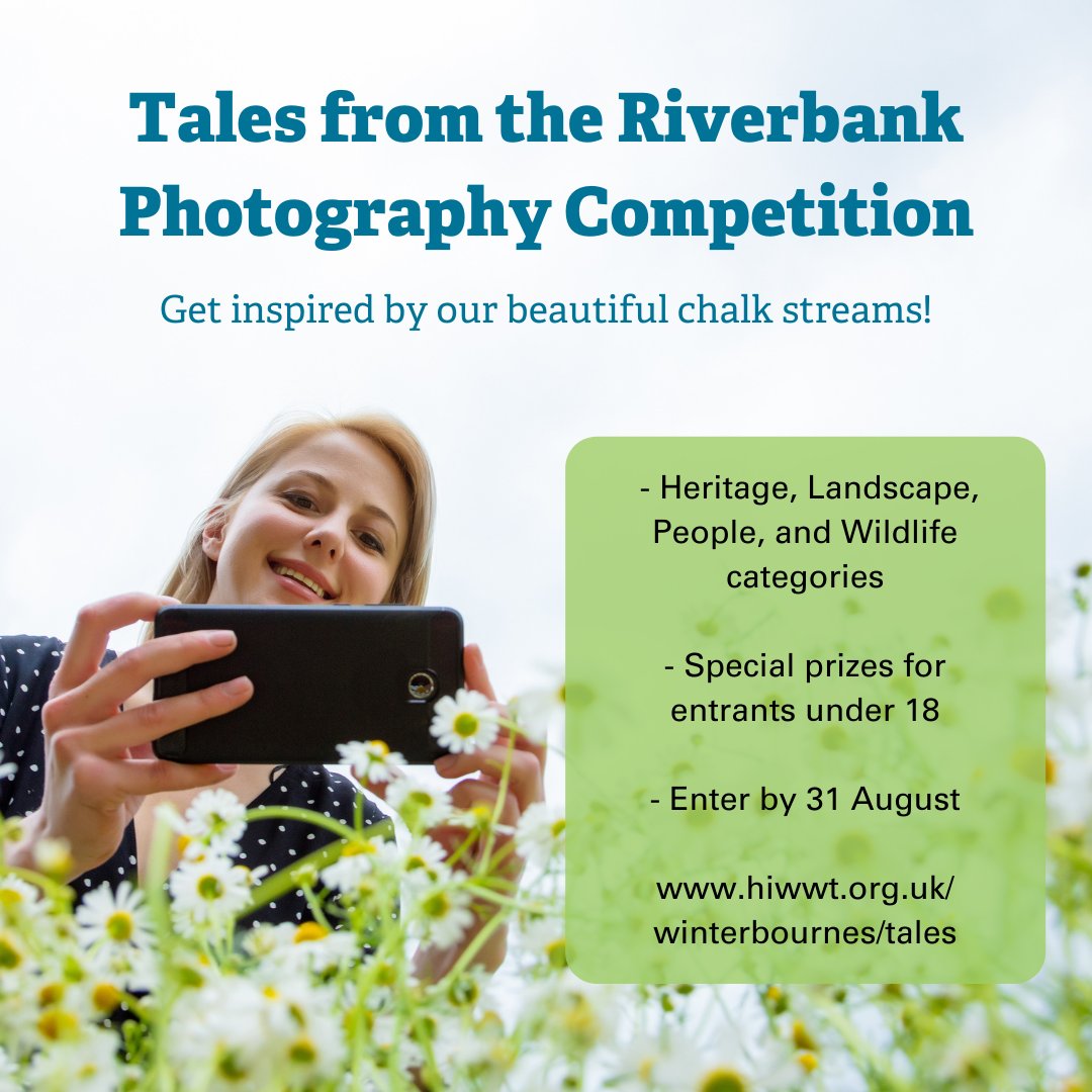 In Hampshire around the Test catchment area? Then there is a brilliant comptition to enter with Hampshire Wildlife Trust. Get snapping! @HantsIWWildlife @GreenHampshire @Hants_BIC #hampshire #chalkstreams #winterbourne #rivertest #photographycompetition
