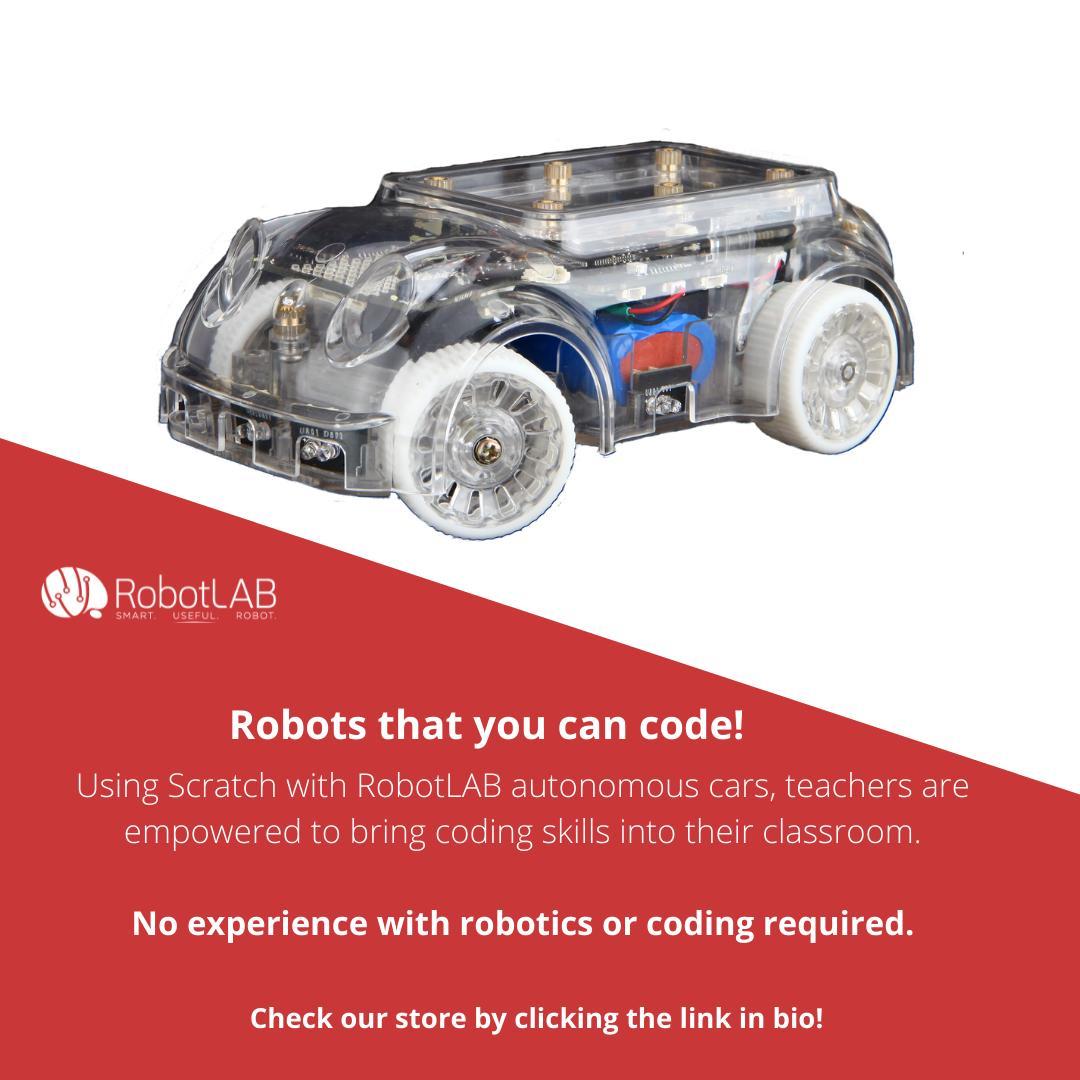 RobotlabA's tweet image. Boost your students&apos; STEM and Coding skills with RobotLAB Autonomous cars!
RobotLAB.com
.
.
#STEM #Automation #Innovation #Technology #autonomouscars #students #teachersofinstagram #teaching #teachersforteachers #coding #programming