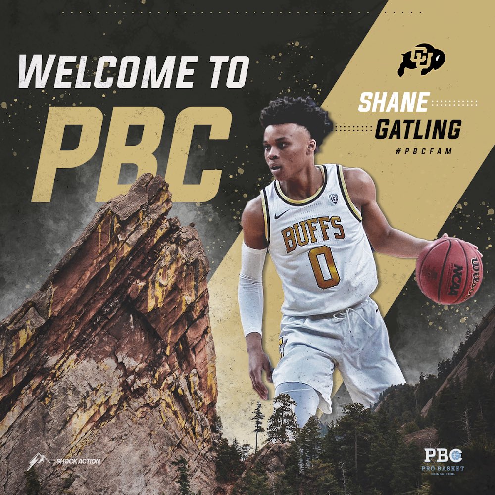 ProBasketCons's tweet photo. Pro Basket Consulting would like to welcome @CUBuffsMBB guard @ShaneTheGawdd! #PBCFAM https://t.co/Awo77ZTFkw