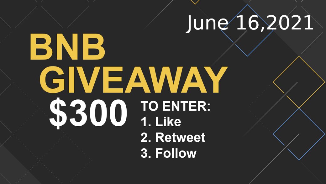 MCryptoCheckout's tweet photo. Another week. Another giveaway. 😎

THIS WEEKS #CRYPTO #GIVEAWAY 🎉

💰 Prize: $300 $BNB
⏰: 3 lucky winners win $100 each! Randomly chosen in 48 hrs.

To enter:
1. Like
2. Retweet
3. Follow @MCryptoCheckout

#CryptoGiveaway #BNB #BSC #ETH #DOGE https://t.co/0ch8UZ0GS0