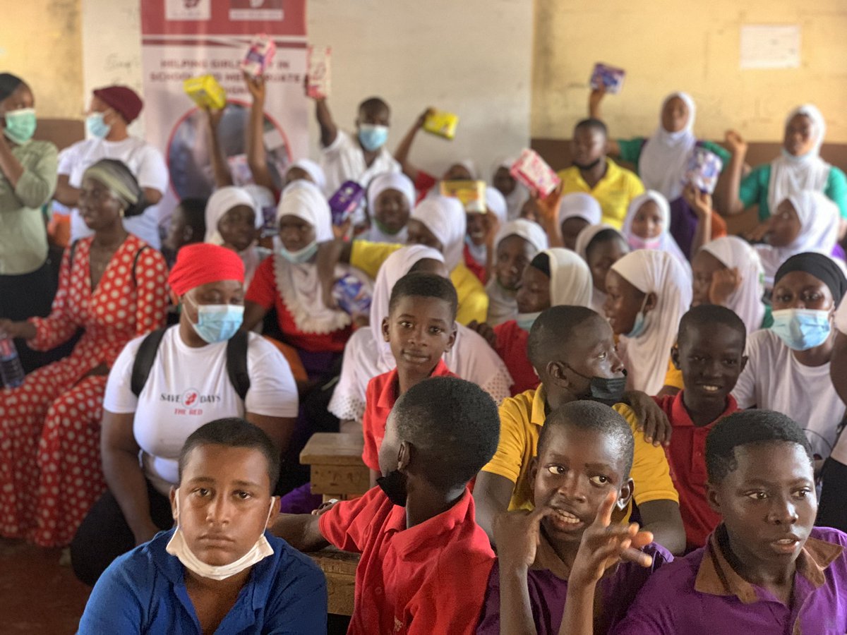 STRedDays's tweet photo. On this #DayOfTheAfricanChild,we strongly recognise da importance of the growth n wellbeing of every #child hence the need for all #girls whether in #school or not to #menstruate with dignity without shame. #DAC2021 #Wash #MenstruationMatters #endperiodpoverty #everychildmatters https://t.co/1MtPX2HOsY