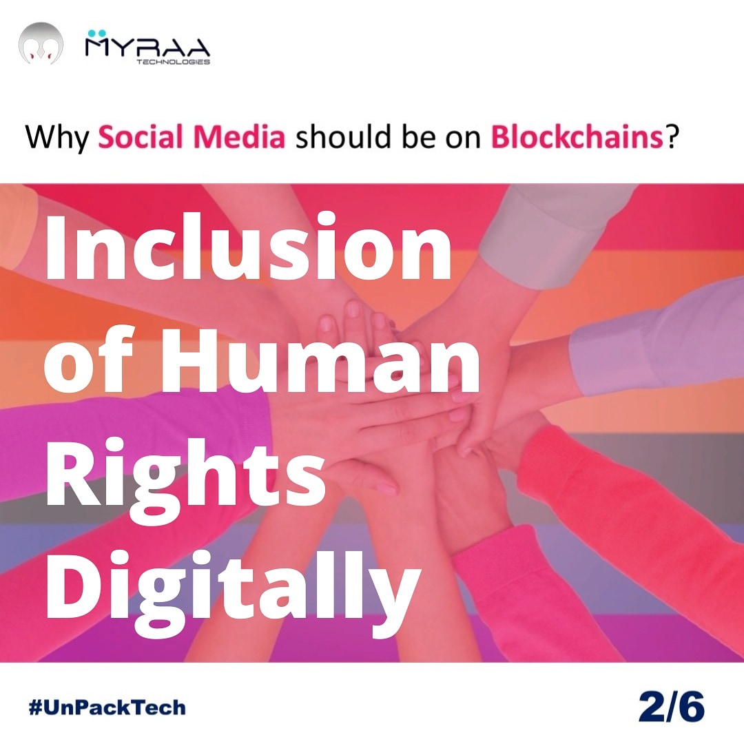 Do you know how a new policy or algorithm on social media works?

If #SocialMedia were to be on #Blockchains, you could be a part of the policy making process.

#technology #blockchain #globalrights #inclusion #UnpackTech #ArtificialIntelligence #AI #data #cybersecurity