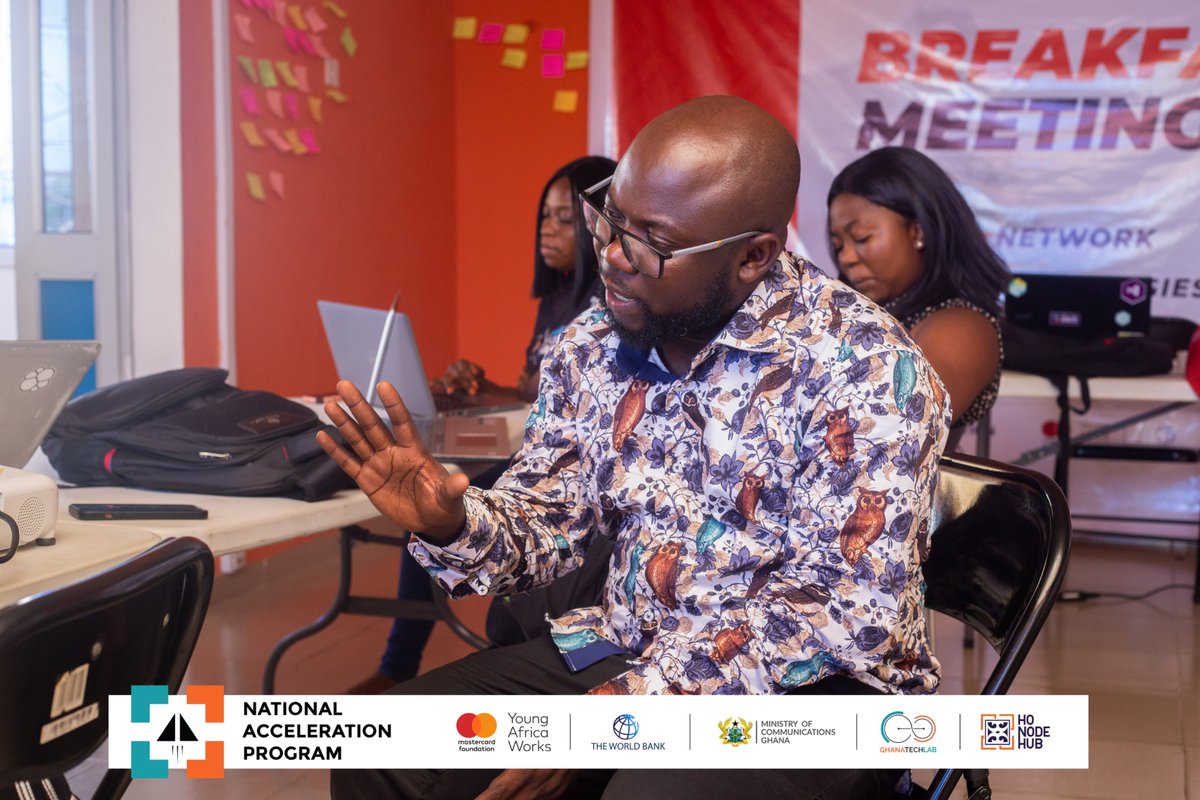 NodeEight's tweet image. Last week, we welcomed the #GhanaTechLab Team on a Monitoring and Evaluation round for the National Acceleration Program being implemented by the #HoNodeHub 
 #GhanaTechLab #NodeCulture #Nodepeople #Innovationhub  #Mastercard  Foundation