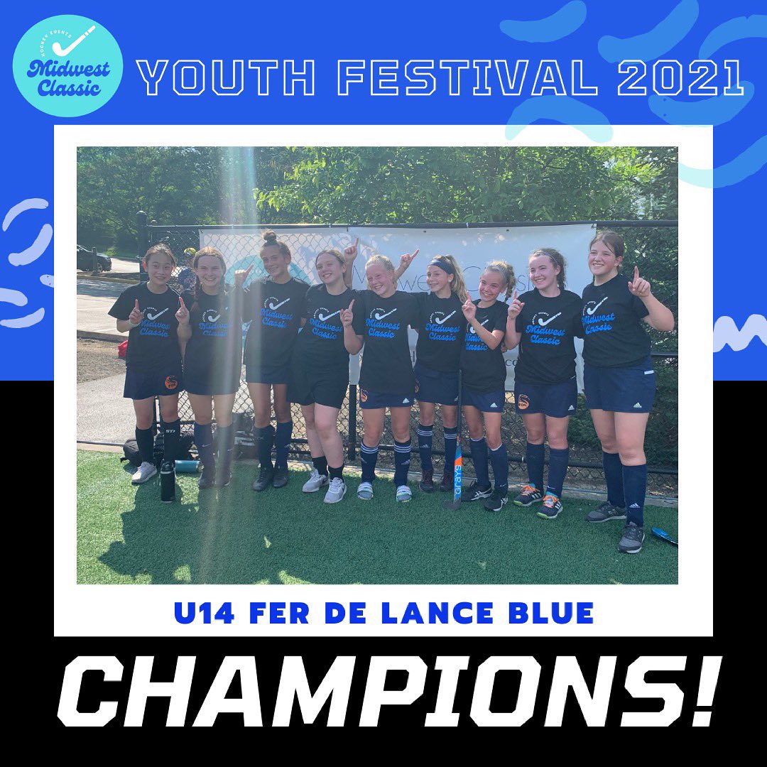 Congratulations to our Youth Festival 2021 u14 Champions!

🏆 <a href="/FDL_FieldHockey/">FDL Field Hockey</a> 

#midwestclassic #midwestfh