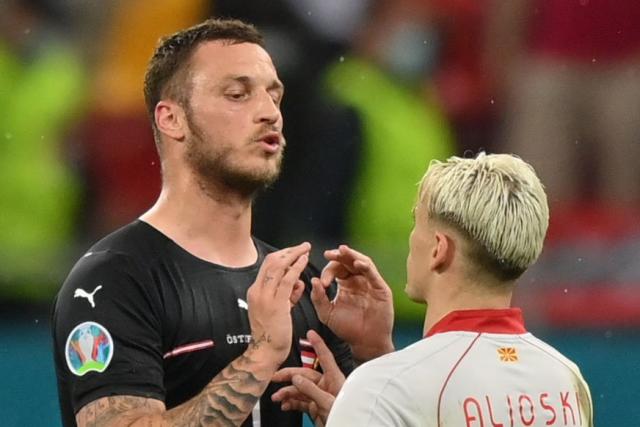 Marko Arnautovic suspendu un match après sa célébration polémique face à la Macédoine du Nord ow.ly/ZZtD50Fbzts
