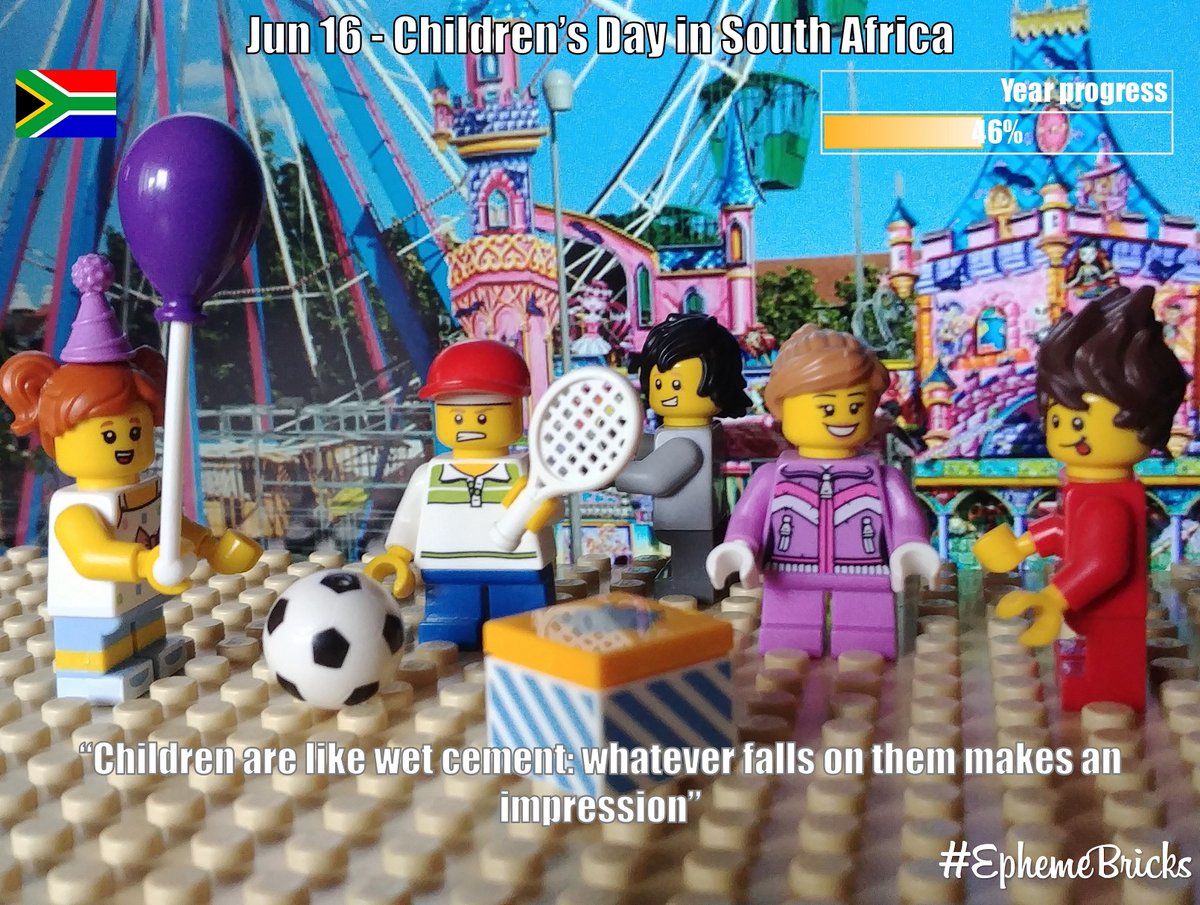 ephemebricks's tweet photo. #Jun16 - #ChildrensDay in #SouthAfrica
#16Jun - #DíaDelNiño en #SudAfrica
#Children are like wet cement: whatever falls on them makes an impression
---
#16deJunio #Child #Niño …
#Minifigures : #col317 #rgh003 #rgh004
#EphemeBricks #LegoEfemérides #afol #lego #toycoll https://t.co/tZ9yFsuDsB