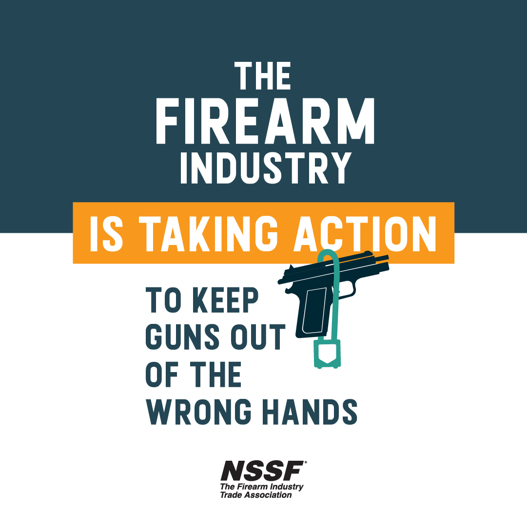 GLOCKInc's tweet photo. Working to make communities feel safe, one step at a time. 
Click here to learn 5 ways the firearm industry is helping to keep guns out of the wrong hands: https://t.co/MO7OfmEbka
#NSSF #JuneSafetyMonth #FollowTheFour #NationalShootingSportsFoundation  #NationalSafetyMonth https://t.co/QpYeGca2te
