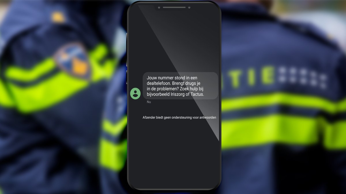 Politie stuurt sms-bom naar contacten drugsdealers: 'Als er een hulp zoekt, is het al winst'..