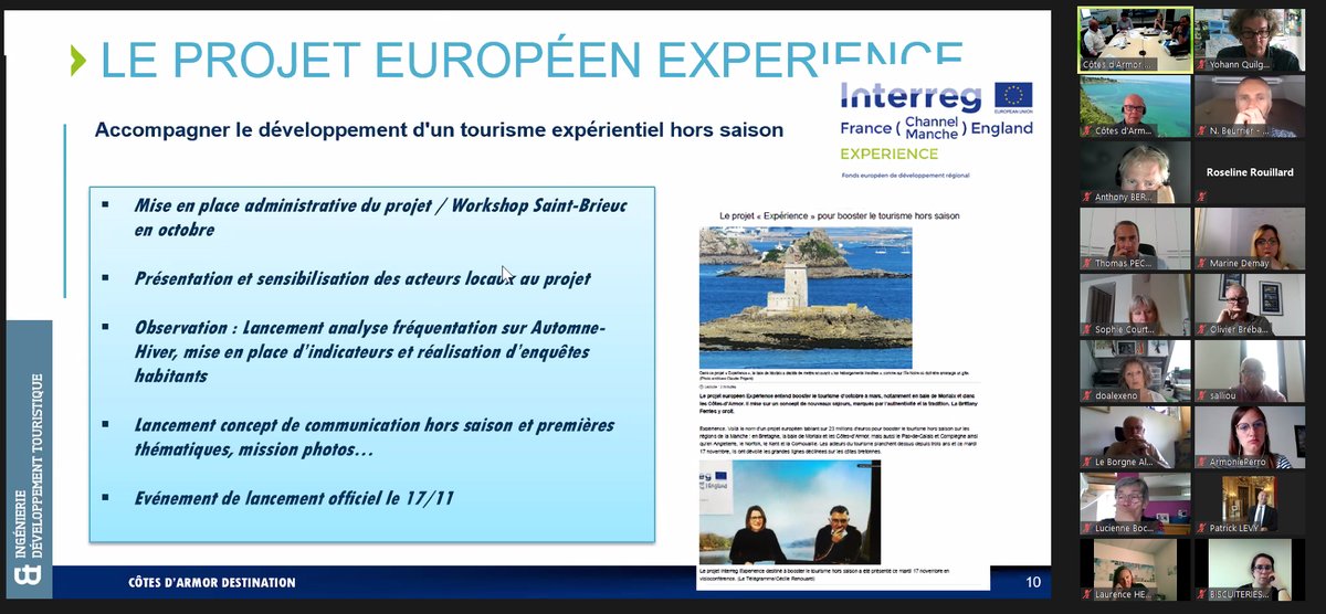 2020, une année riche en projet malgré un contexte très perturbé. Une soixantaine de personnes assiste actuellement à l’AG de #CotesdarmorDestination <a href="/ToutVivre22/">Côtes d'Armor Destination</a>
