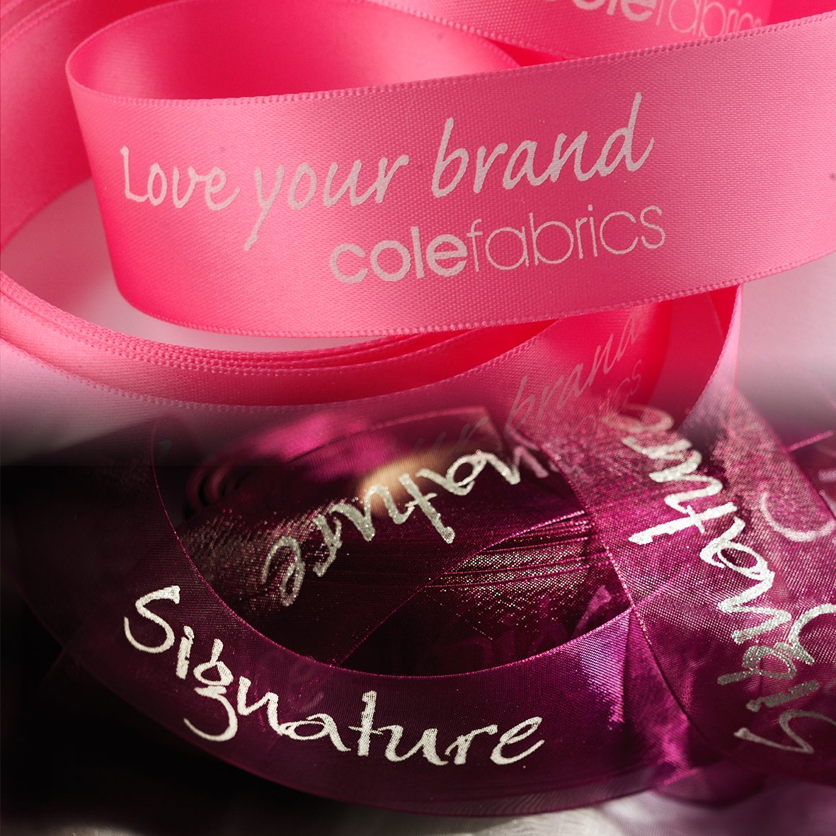 ColeFabricsPlc's tweet photo. We are delighted to advise that on 30th November 2020, Signature Ribbon became part of the Cole Fabrics Group. Signature Ribbon has relocated to the Cole Fabrics head office in Nottingham and the business has now been fully integrated. https://t.co/dBL9ySMtYi