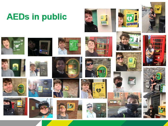 BethFayePotter's tweet photo. 2 years ago @UoBFirstAid challenged my unit to participate in #defibruary. Except I never stopped pointing out every defibrillator I walk past. Here's some I've found so far.
#askme how first aid saves lives. #askme how AEDs save lives. #askme why I volunteer for @stjohnambulance https://t.co/p3Fd4dEtQa