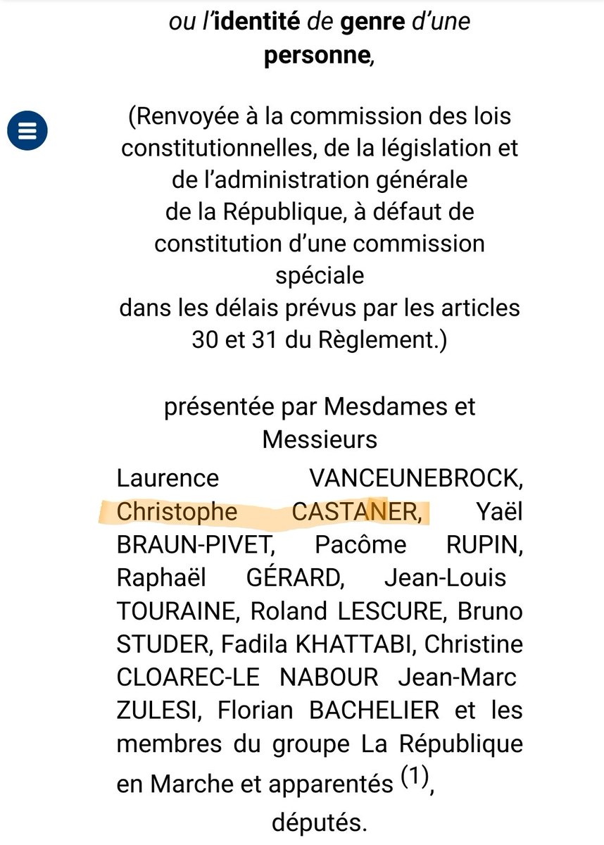 Non, les thérapies de conversion ne sont pas interdites en France. Aucun bourreau n'a jamais été condamné pour ça.

M. Castaner le sait puisqu'il a apposé lui-même son nom sur la proposition de loi 4021 dont le but est... d'interdire les thérapies de conversion. 1/5
#RienÀGuérir