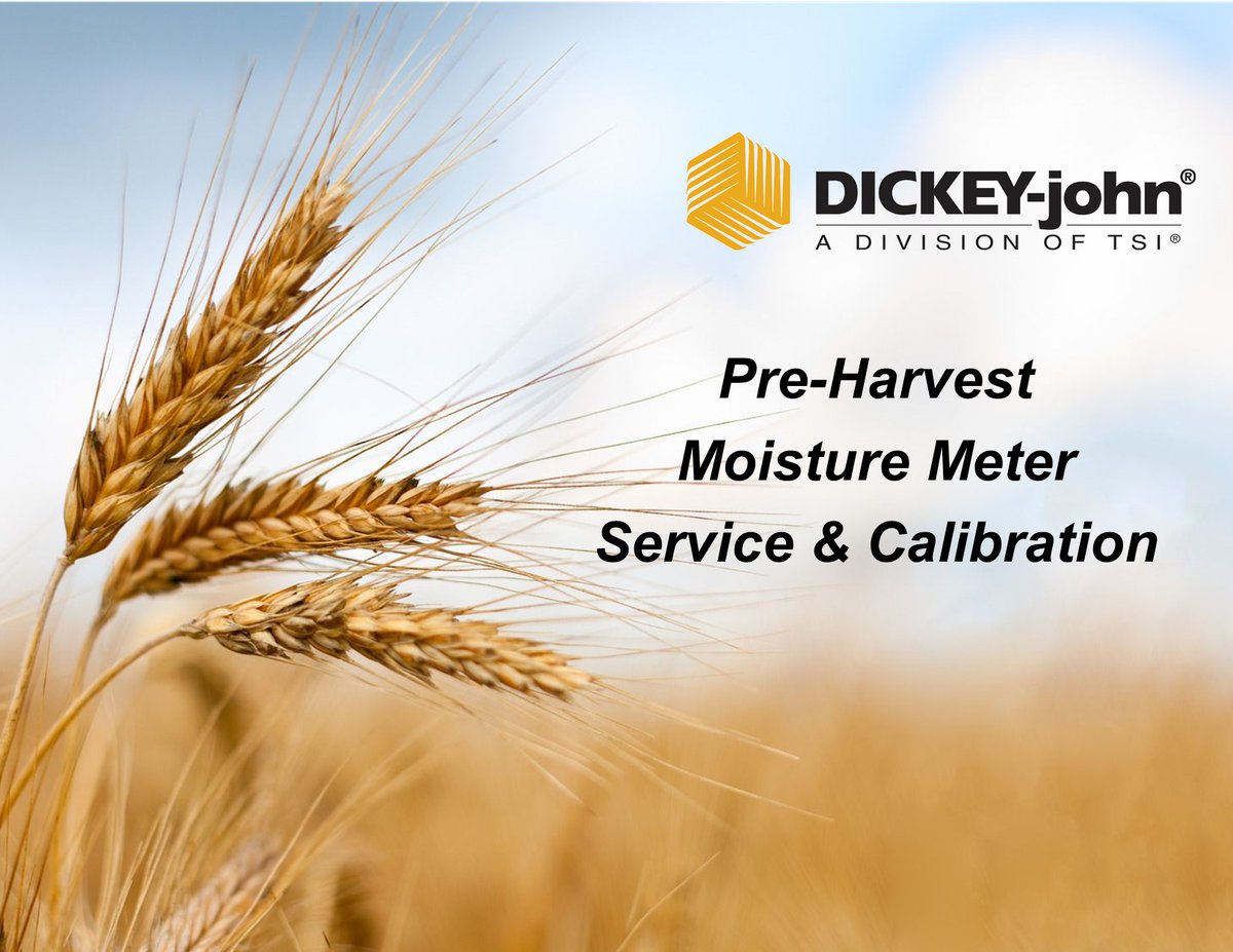 Don't forget to book your DICKEY-john pre-harvest moisture meter service and calibration! #DICKEYjohn #harvest #harvestime #harvest2021 #moisturemeter #grains #wheatharvest21 #GAC #GAC2500 #miniGAC