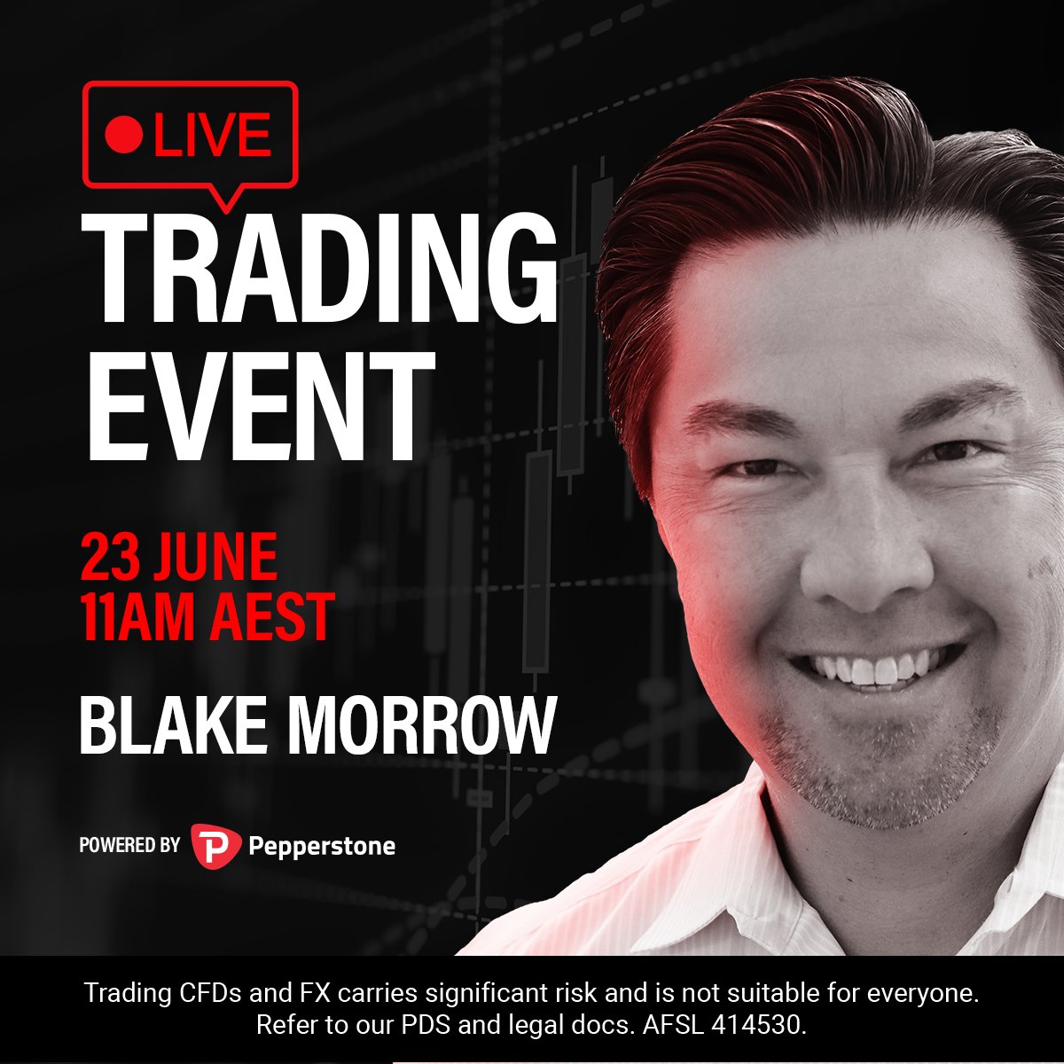 PepperstoneFX's tweet photo. 📢 Join @PipCzar, Technical Trader from @forexanalytix who will take you on a journey of his #technical setups for trading. Event Details:
🗓 Wed 23 June
⏰ AEST 11am / UTC 1am
✅ Subscribe now: https://t.co/XuGX4WVi0Q
#livetrading2021 #pepperstonefx #forex https://t.co/8Sdks9fNZG