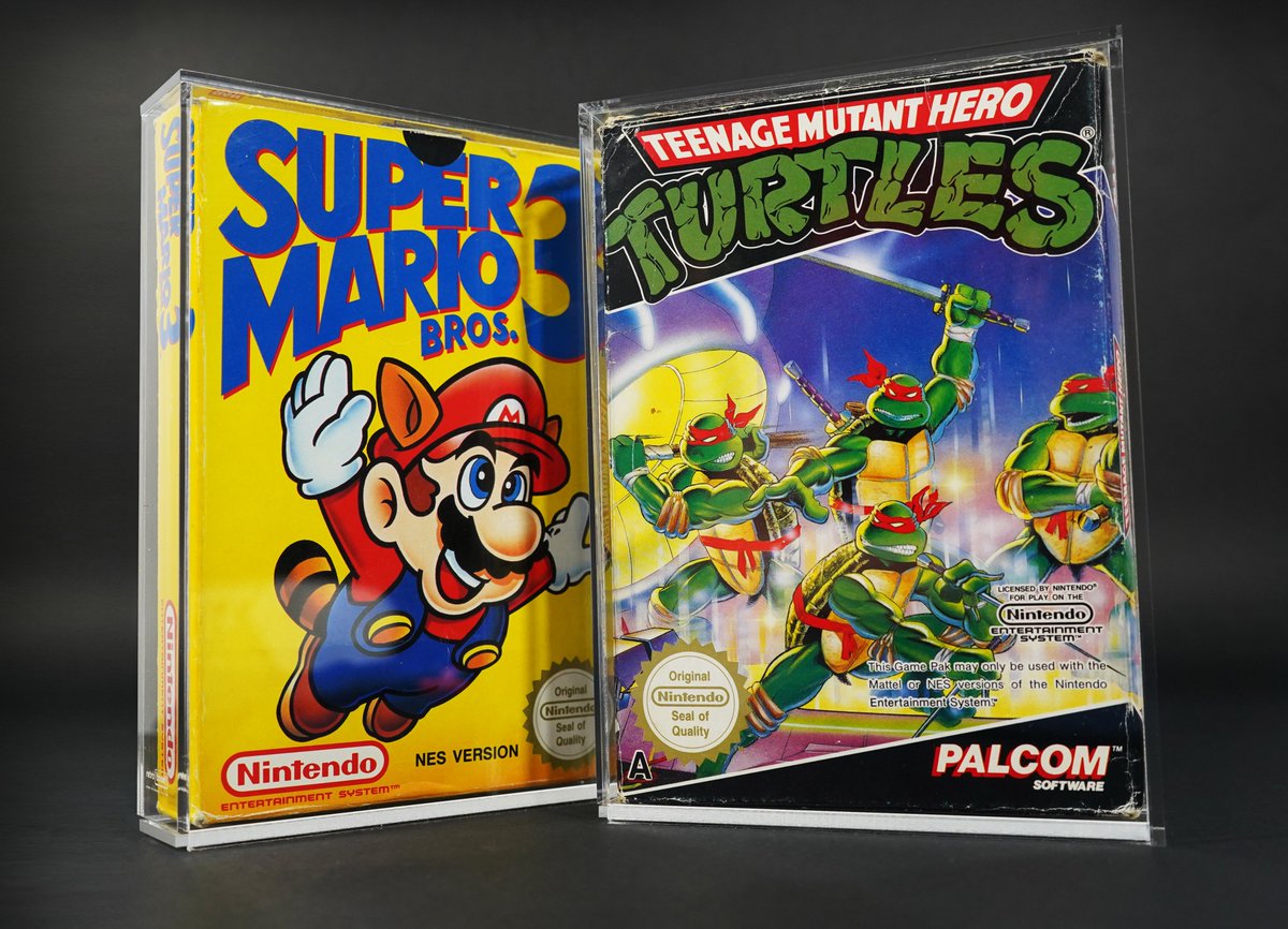 retroboxed's tweet photo. New standarized cases for Nintendo Entertainment System (NES) game boxes. Put your precious NES games in our acrylic protectors for only $18!
Engraving for FREE!
#NES #Nintendo #acrylicCase #DisplayCase #protector https://t.co/POSIfzzUKB