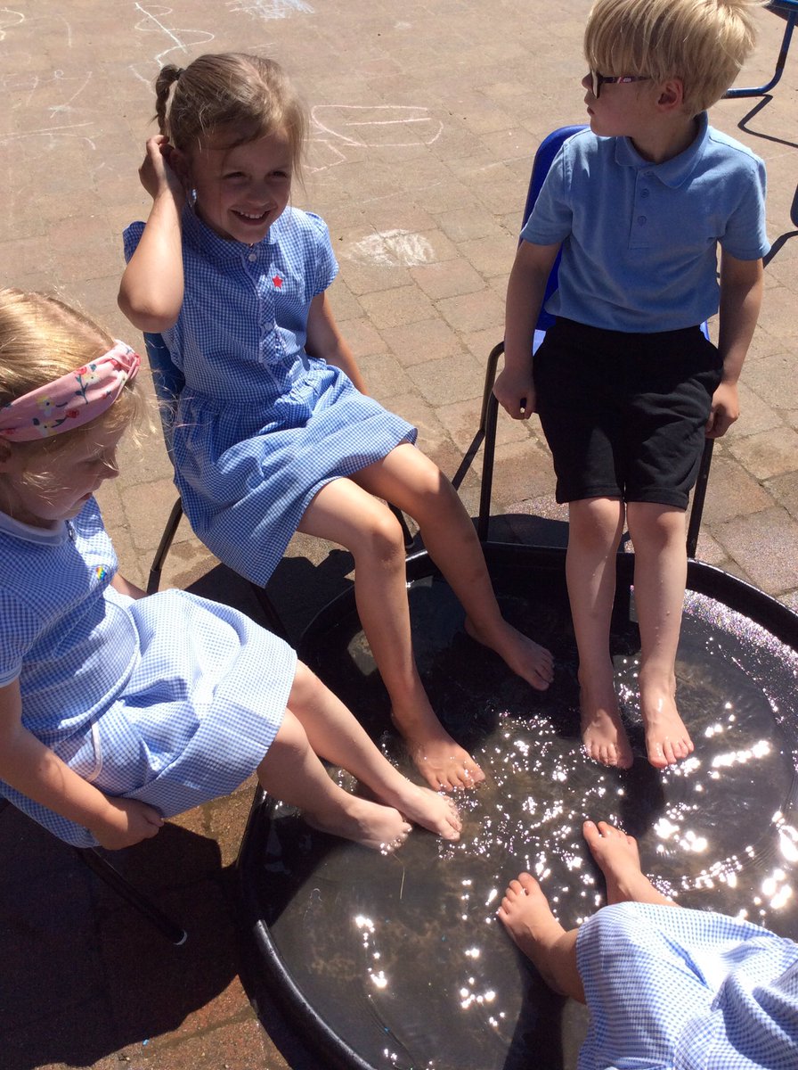 We are all enjoying paddling in the water <a href="/FoxHillLearning/">Fox Hill Learning</a>