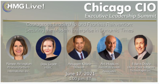 HMGStrategy's tweet photo. CIO Leadership: Building Trust at the Executive Level Will Drive the Discussion at the 2021 HMG Live! Chicago CIO Executive Leadership Summit on June 17: https://t.co/m4HbLRKzDb @CorpFPT @Darktrace @incorta @NPowerOrg @starburstdata #CIO #CISO #Trust https://t.co/CbtB2dpSy9