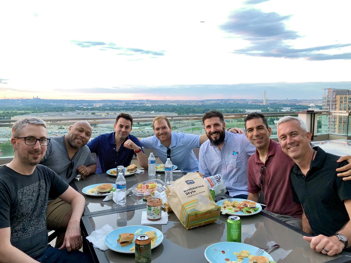 Post pandemic shenanigans. 

Had the pleasure of hanging out with these fine gentlemen last night. 

<a href="/btj/">Brandon J⭕️nes</a> <a href="/stanwilsonjr/">Stan Wilson Jr</a> <a href="/desandro/">Dave DeSandro</a> <a href="/drinks/">Dan</a> <a href="/whistle/">Nick Whitmoyer</a> <a href="/joeski4d/">Joe Ski</a> 

#dctech OGs