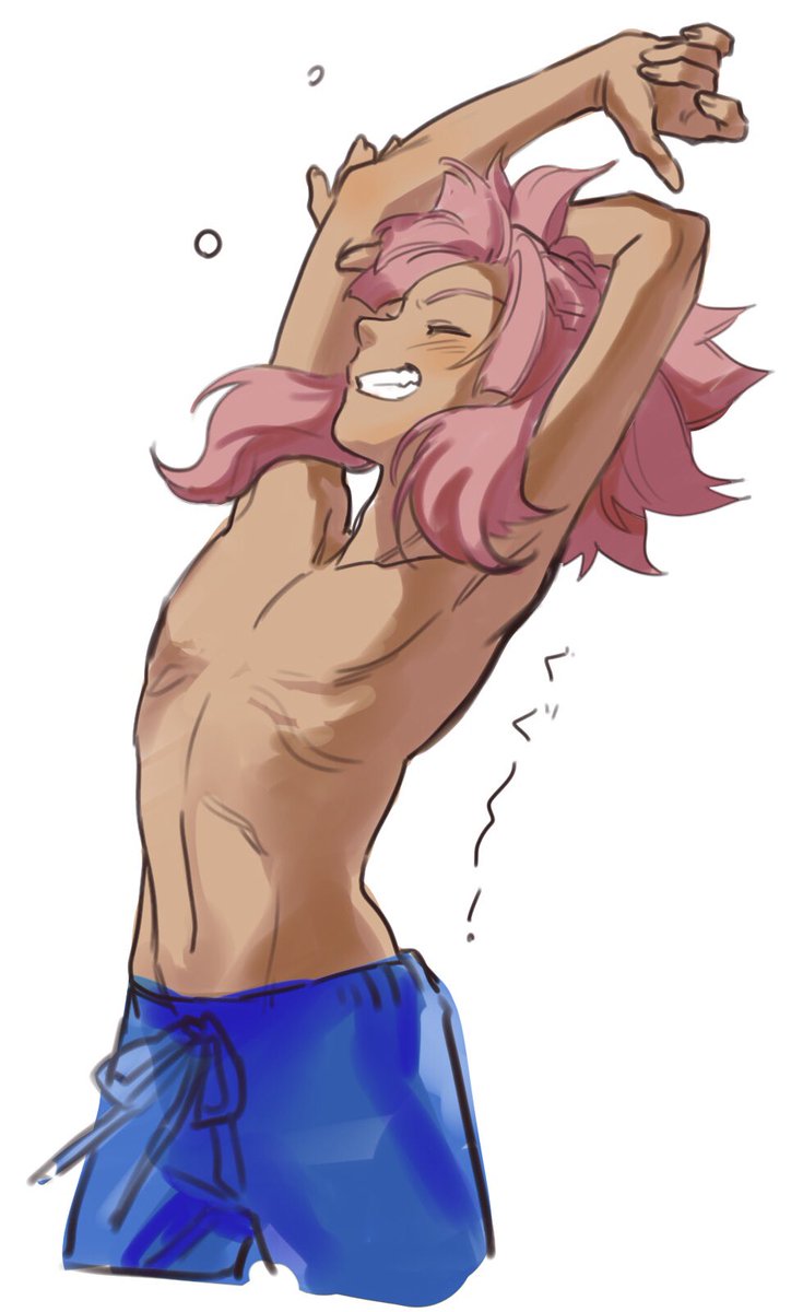 ﾂﾅﾐさんのお腹描きたかった絵です