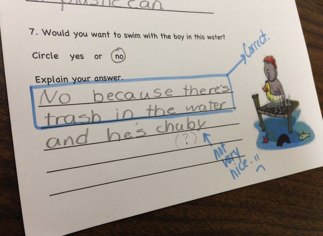 Little kids are ruthless