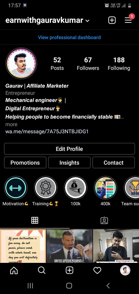 GauravK65347049's tweet image. Hello, @instagram . As thank you for making such a wonderful platform.Pls kindly resolve my problem. This is my insta profile in which reels option is not showing, i have reported earlier many times . But i didn&apos;t get response #helpinsta #Instagram #supportinsta #instagramreel