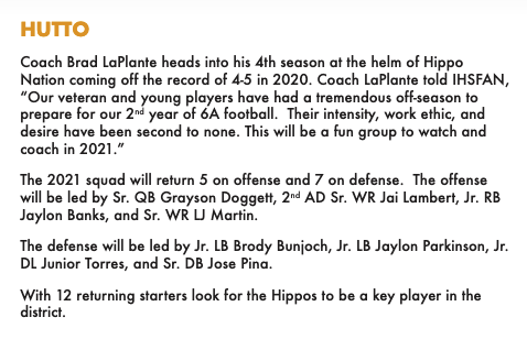 A Glimpse into 25-6A The Hutto Hippos <a href="/coachlaplante/">Brad LaPlante 🐻 🦁</a> <a href="/HuttoHS_Fball/">Hutto Football</a> <a href="/huttohippo/">Hippo Nation</a> @HuttoISD <a href="/FlxAtx/">FLX ATX</a>