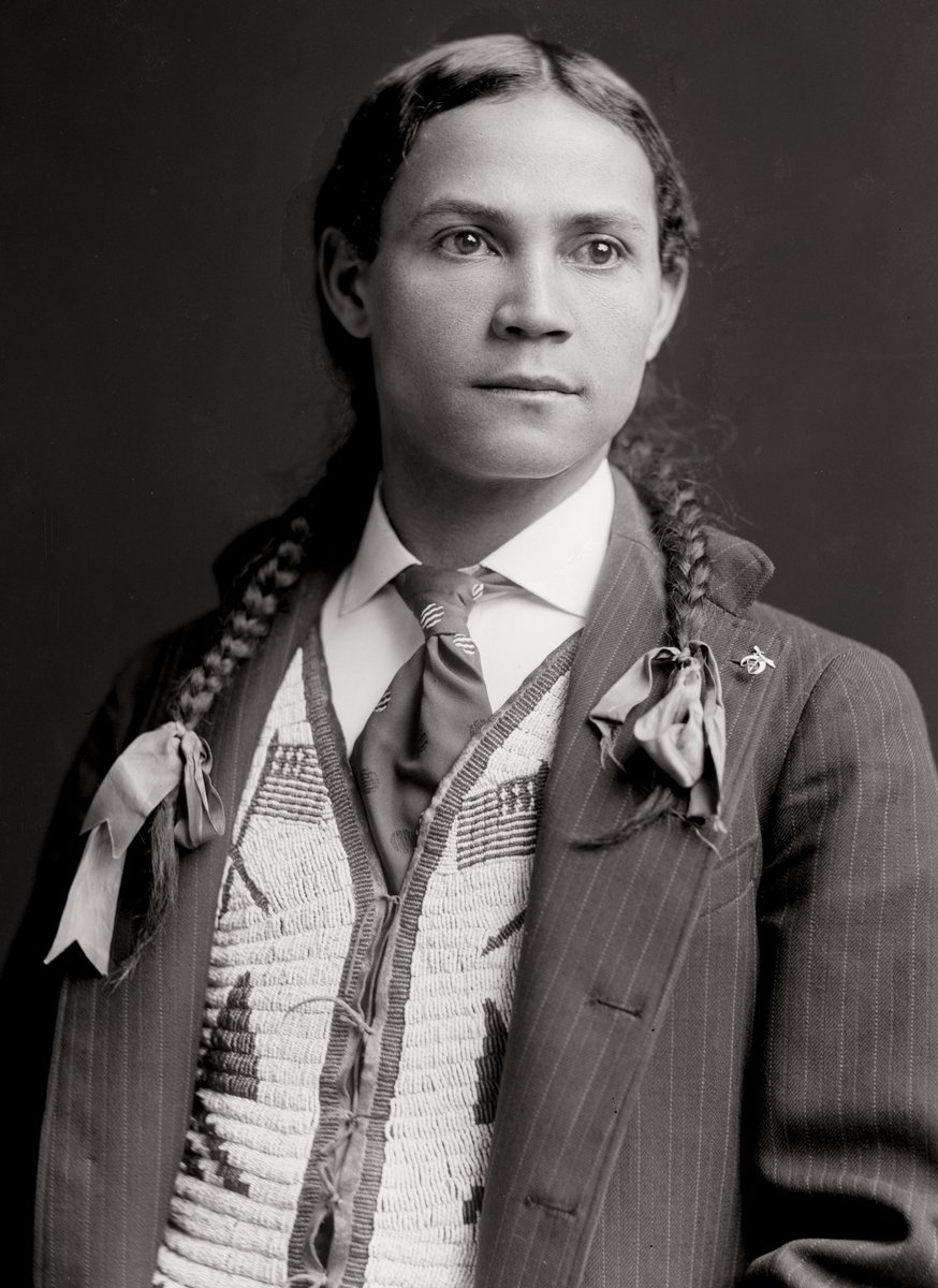 The US tried to destroy Native American cultures by targeting children—forcing them into boarding schools to indoctrinate them with white supremacist views to make them ashamed of themselves. It was harmful, but the policy failed as many like this Native held on to all they could