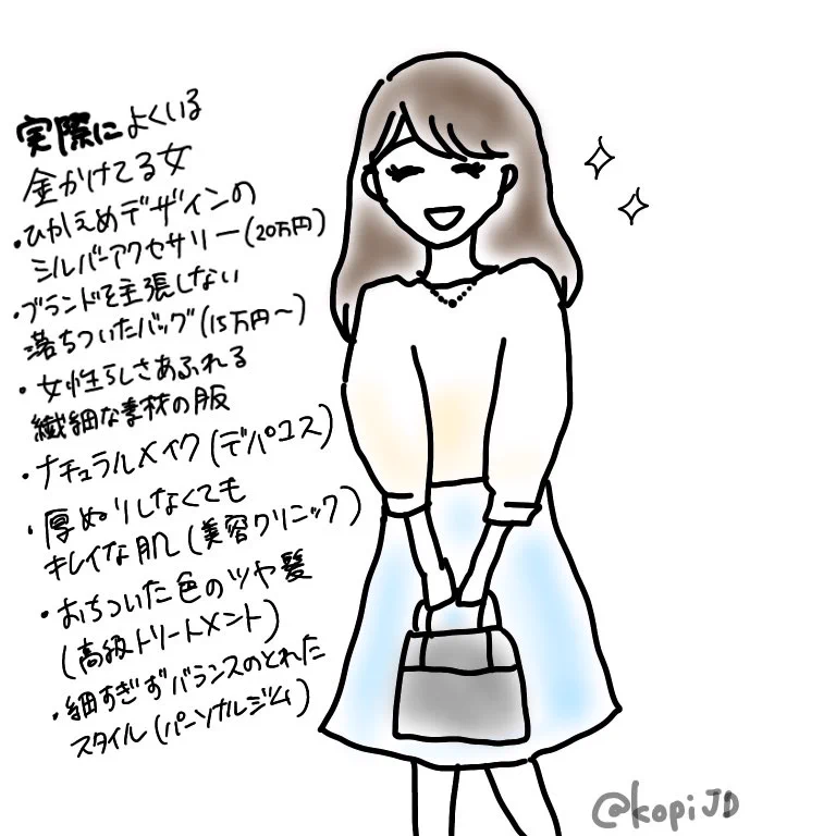 一般人が想像する「金のかかりそうな女」にはズレがある？ギラギラギャルVS戦略的清楚。