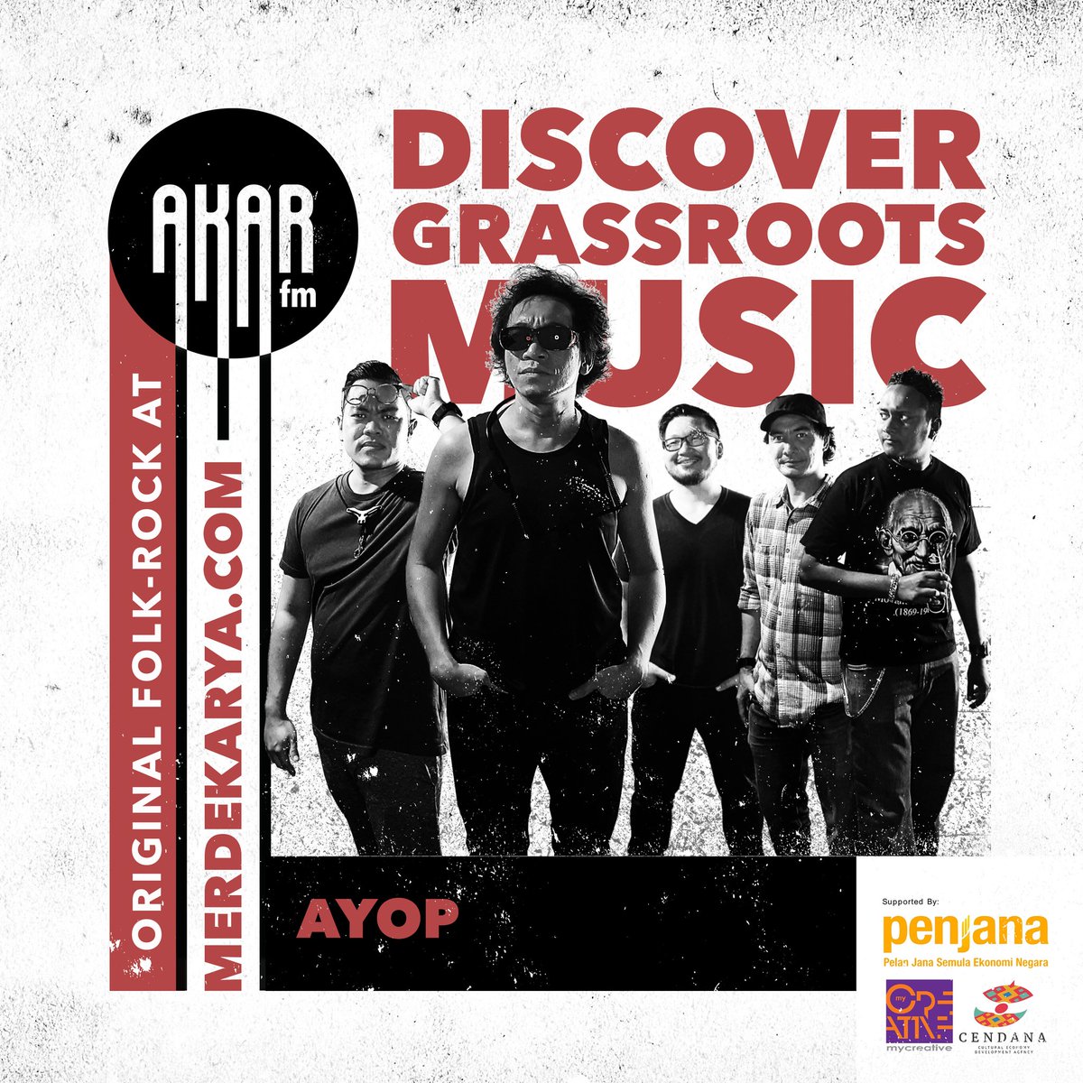 azmyl's tweet image. Tune in to #AYOP + me solo on #AkarFM brought to you by the good people of @merdekarya! 🤟🏽100% #sapotlokal goodness at Merdekarya.com🔥
#DiscoverGrassrootsMusic #AkarFM #KenaliMuzikAkarUmbi #Merdekarya #CENDANAMalaysia #cendana #penjana #MyCreativeVentures @rondivuutusan