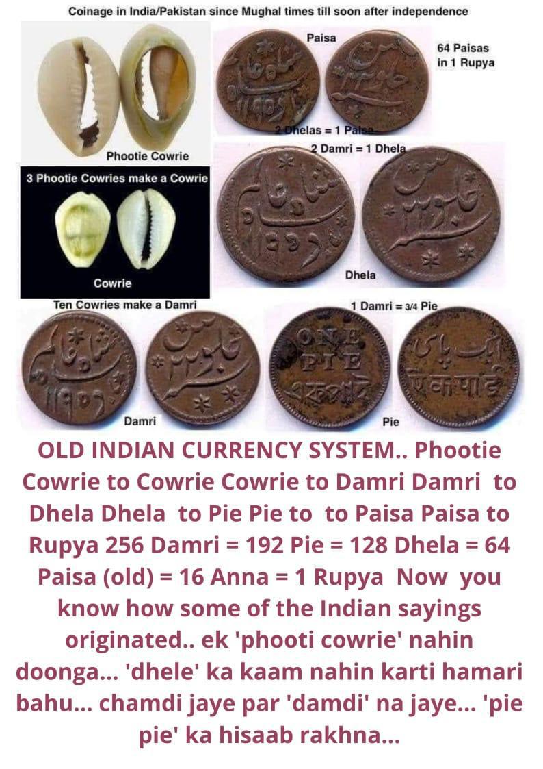 nsfidai's tweet photo. Currency &amp; origins Indian of sayings!!

#FunFact https://t.co/t6aFMFjafn