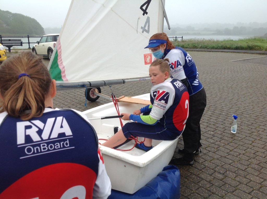 StFloschool's tweet photo. Learning tacking before getting in the water. https://t.co/jKJ7aybx1i