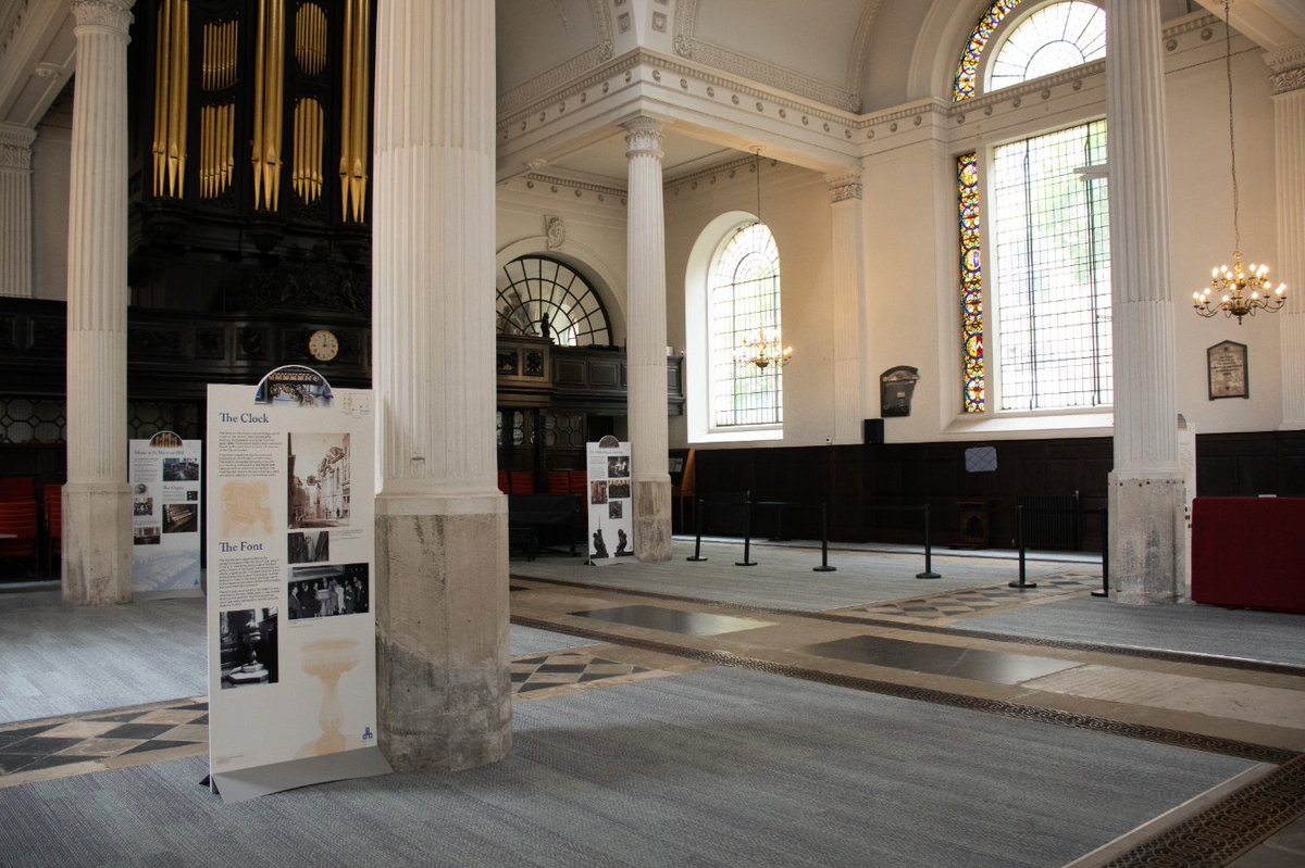 maryathill's tweet photo. Guess what? We've just opened an exhibition! Visit St Mary-at-Hill from 10am to 4pm Tuesday to Thursday to learn about the church's transformation after two major fires.
Curated by @VictoriaKingst6
#Exhibition #Churchhistory https://t.co/YGK7EwHyv4