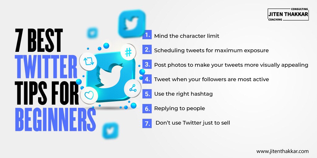 iamJitenThakkar's tweet photo. Here are 7 helpful tips and tricks that any new Twitter user can apply right away.

Start engaging your audience following these 7 Twitter tips for beginners. 
#TwitterTips #twitter #SocialMedia #twittergrowth #digitalforever https://t.co/qVzwmCb4ah