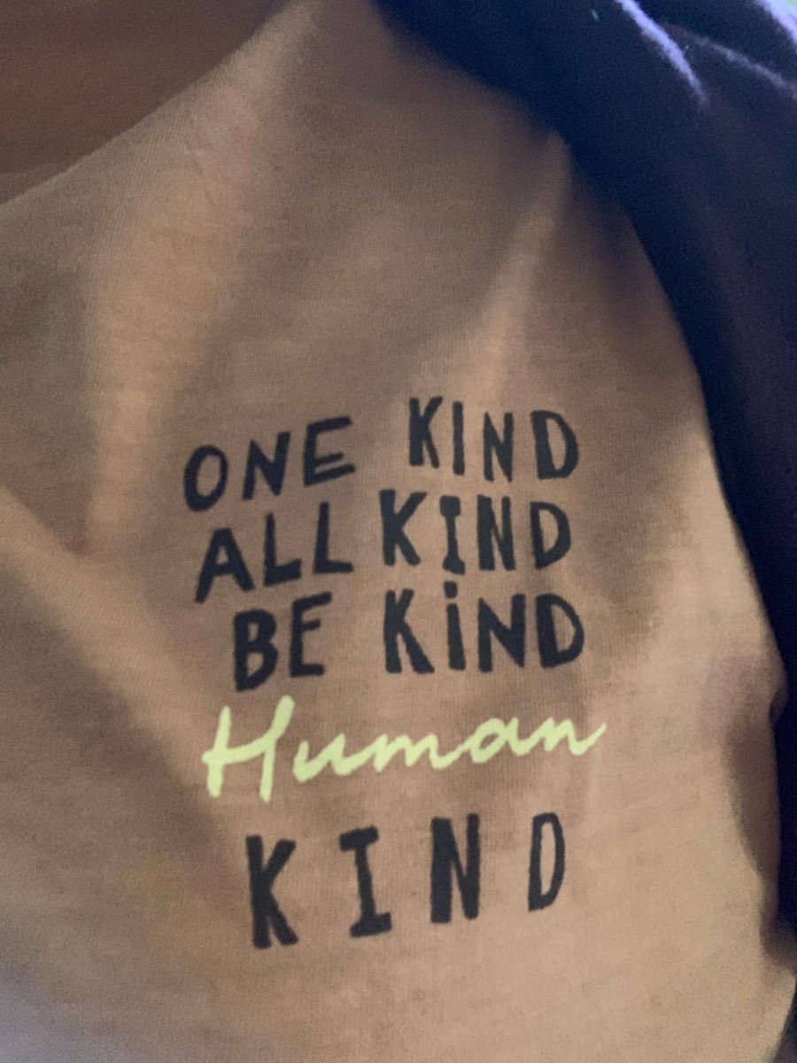 New t-shirt I'm wearing today :) #BeKind #CounteractWithKindness #ChooseKindness