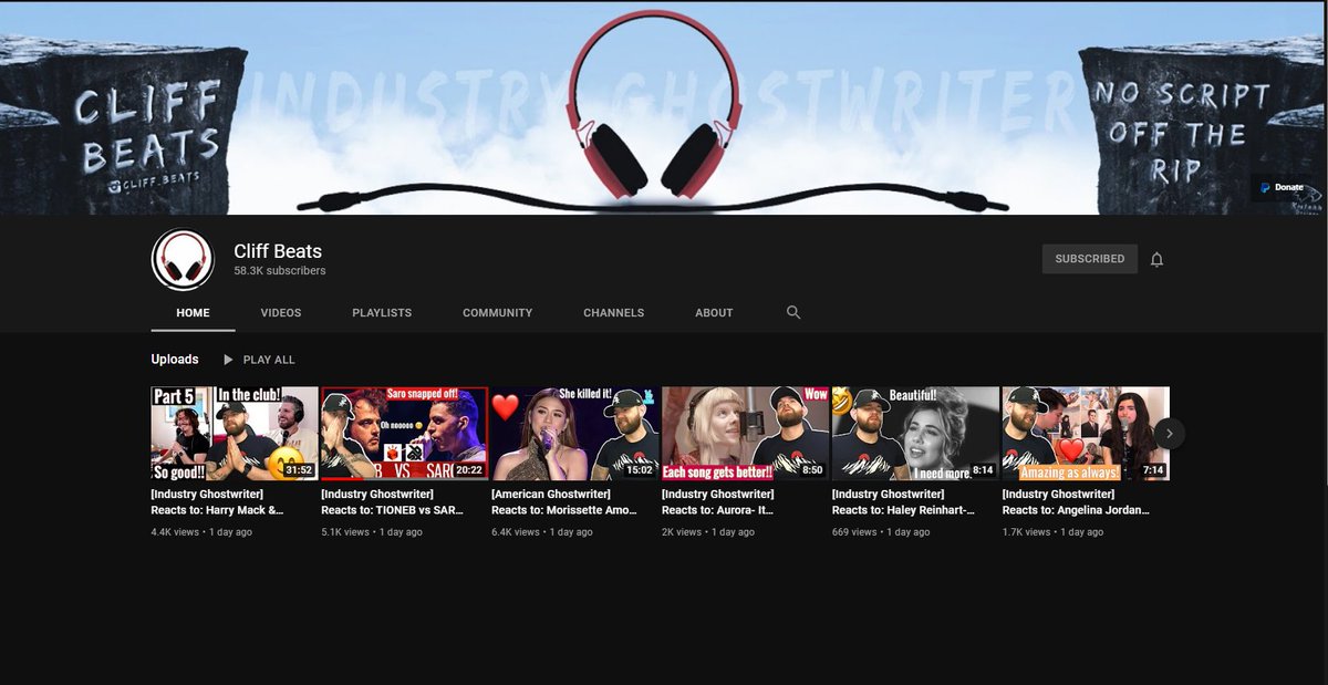 Kostahh_'s tweet photo. Created a Fresh YouTube Banner for Cliff Beats!

If you want one check out my Fiverr below!
https://t.co/FNUKArtTM9
Behance Portfolio: https://t.co/b4s0SjXMJ9 https://t.co/cvxGG8NIcL