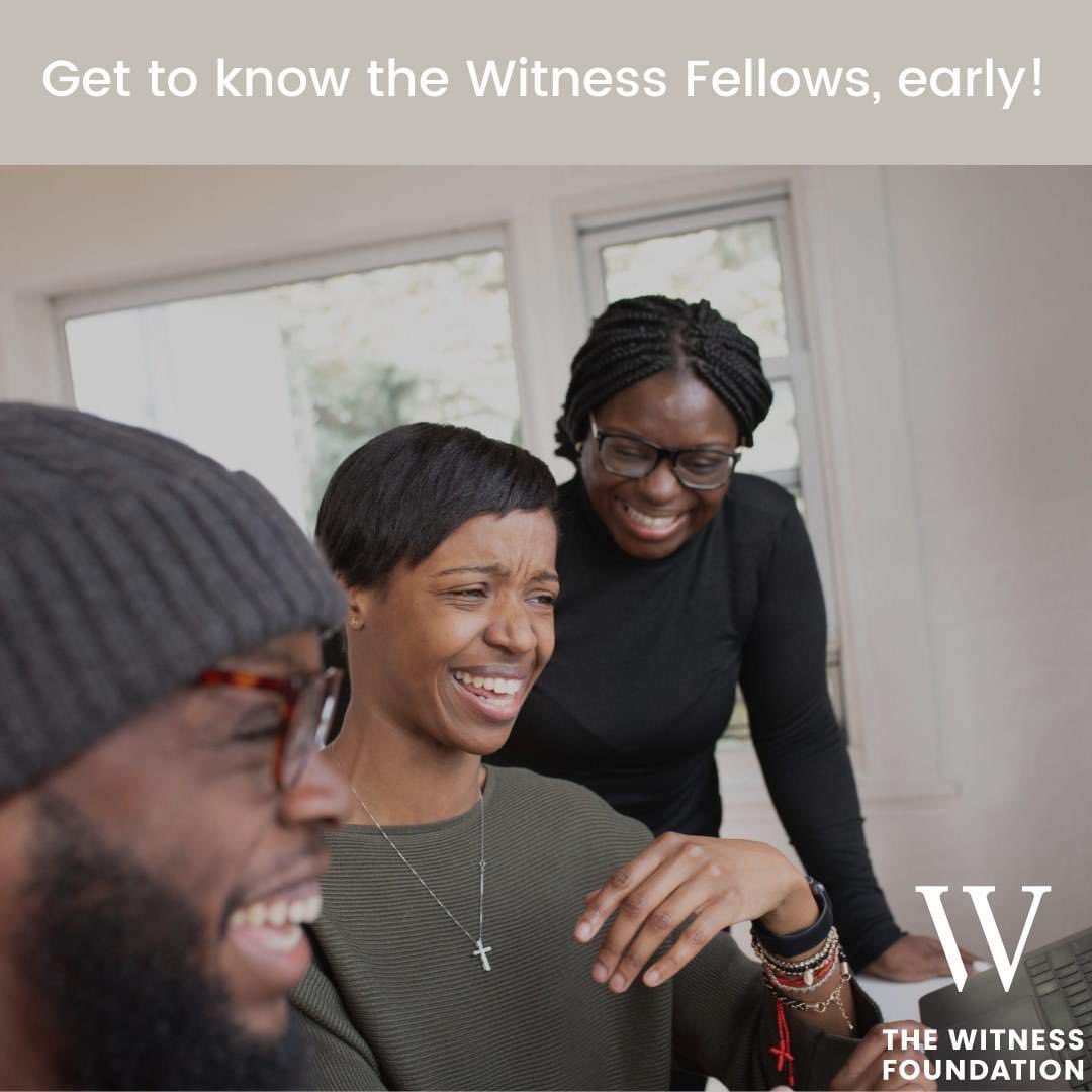 WitnessFDN's tweet photo. We are announcing our #WitnessFellows THIS WEEKEND, but you can find our early when you subscribe to our newsletter 🔗 visit https://t.co/n0pHZPuOsU to sign-up! https://t.co/5fHRQvzjHg