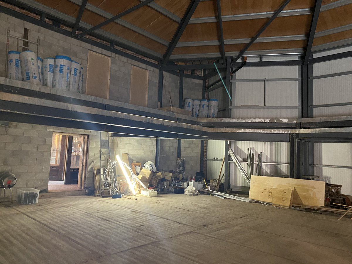 A few weeks ago, we invited 
supporters who have purchased a seat or have otherwise sponsored our project to an exclusive sneak peak of not just the theatre but the Joules Taphouse too.

Take a look for yourself at the latest progress!