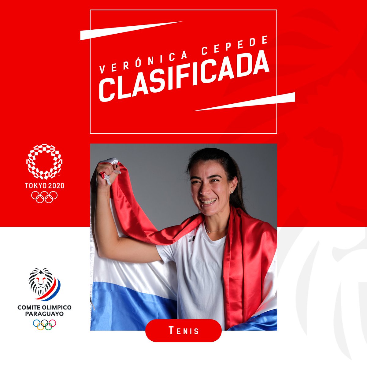 DriveCruzado's tweet photo. VERO SERÁ OLÍMPICA!!!

La mayor noticia del día es la clasificación de Verónica Cepede Royg (🇵🇾) a los JJ.OO de Tokio 2020.
Será la tercera vez que tendremos a Vero defendiendo los colores de nuestra bandera, ya que antes estuvo en Londres 2012 y Río 2016 (📸: COP) https://t.co/EWr5c0T0qm