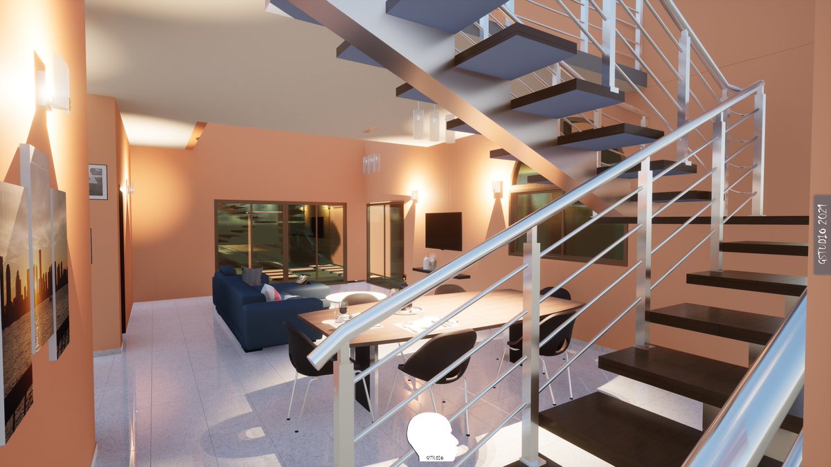 Duplex en cours de construction a bingerville. Un aperçu du projet en 3d. #archdesign