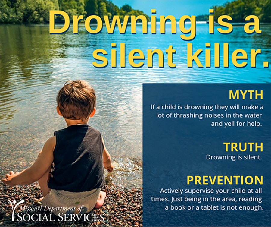 Kids can be quick and so can drowning. #keepkidssafe by learning and practicing CPR, learning water safety, and supervising them around water at all times.