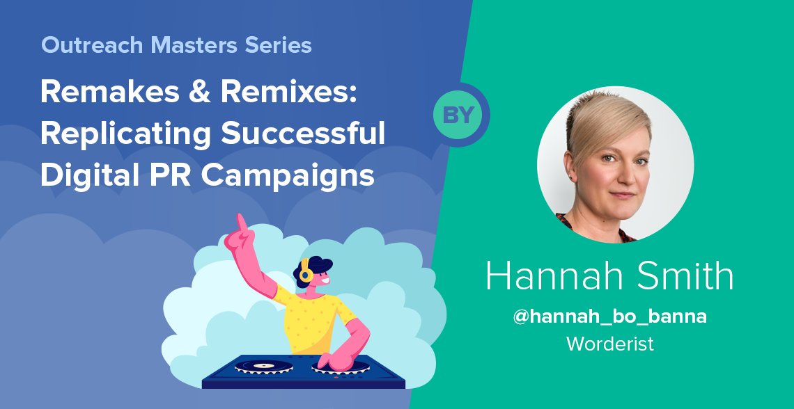 buzzstream's tweet photo. That Digital PR Campaign has been done before - can you do it again? @hannah_bo_banna  of Worderist shares some thoughts on how we might alter our approach to remakes and remixes to increase our chances of success in the future. https://t.co/ruWEwA5Get https://t.co/NfKxFq1dtJ