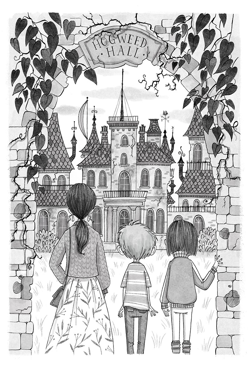 We love this eye-catching cover by @IsabelleFollath with wonderful black and white interior illustrations as well! The House of Secret Treasure by <a href="/kitamitchell/">Kita Mitchell</a> is out now with <a href="/scholasticuk/">Scholastic UK</a>!