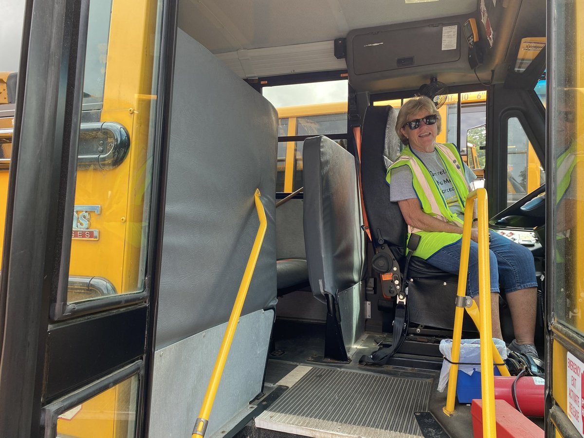 We would like to congratulate Carol Tracy, a bus driver for SPS, who retired after 21 years! Carol was honored yesterday before boarding her bus for one final drive to transport students home on the last day of school. Thanks for your service &amp; happy retirement!