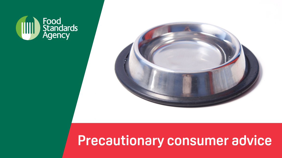 We are issuing advice to cat owners not to feed their cats specific cat food products.

This follows a rise in cases of feline pancytopenia which can cause serious illness in cats.

For more information on the recall and affected products:

food.gov.uk/news-alerts/ne…